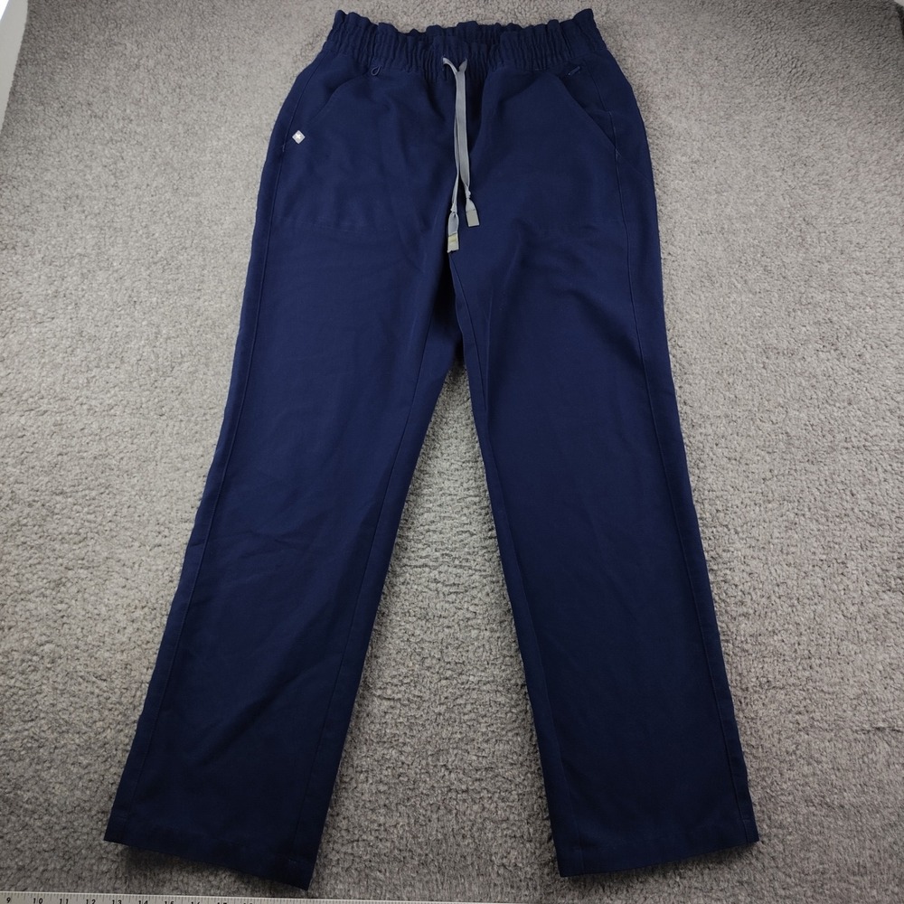 FIGS Technical Collection Navy Blue Scrub Pants Womens Medium 1001674R Straight